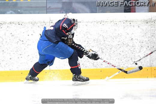 2018-04-28 Torneo Aosta 1683 Hockey Milano Rossoblu U15-Bellinzona - Luca Vigano